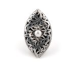 Byzantine Ring with Pearl