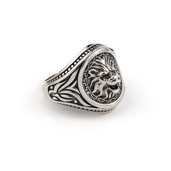 Δαχτυλίδι με Λιοντάρι από Ασήμι 925 - Yianni Jewelry - Image 5