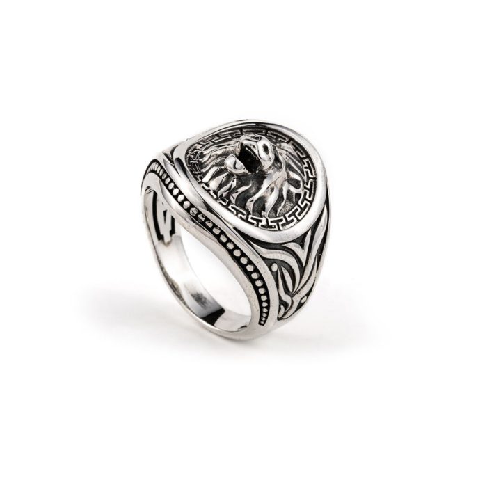 Δαχτυλίδι με Λιοντάρι από Ασήμι 925 - Yianni Jewelry - Image 3