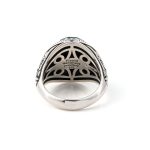 Sterling Silver Malachite Ring - Yianni Jewelry - Image 3