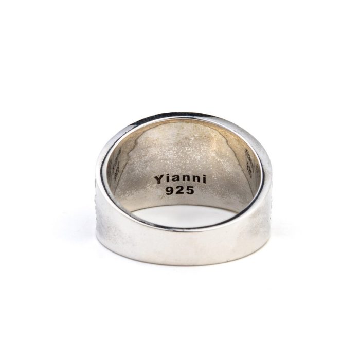 Byzantine Ring with Pink Tourmaline - 925 Sterling Silver - Image 3