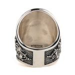 Byzantine Floral Ring - Sterling Silver Yianni Jewelry - Image 4