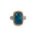 Gerochristo - Iris ring in Sterling Silver with Apatite