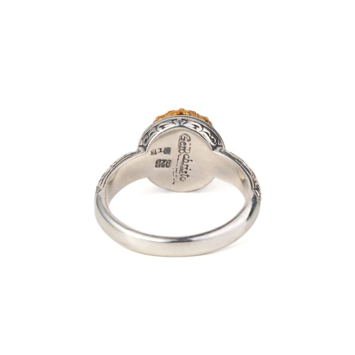 Gerochristo - Iris ring in Sterling Silver with Ruby - Image 3