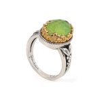 Gerochristo – Dione ring in sterling silver with Green Copper - Image 3