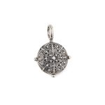 Gerochristo - Kallisto round pendant in Gold plated silver 925 - Image 3