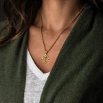 Multi precious Cross in 18K Gold - Image 3