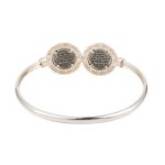 Athena Coin Hinge Bracelet – 925 Sterling Silver - Image 3