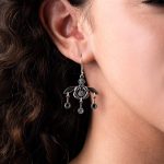 Greek Minoan Bees Earrings – Sterling Silver and Gold Plated - Image 2