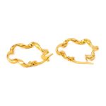 Sterling Silver Twisted Earrings - Image 4
