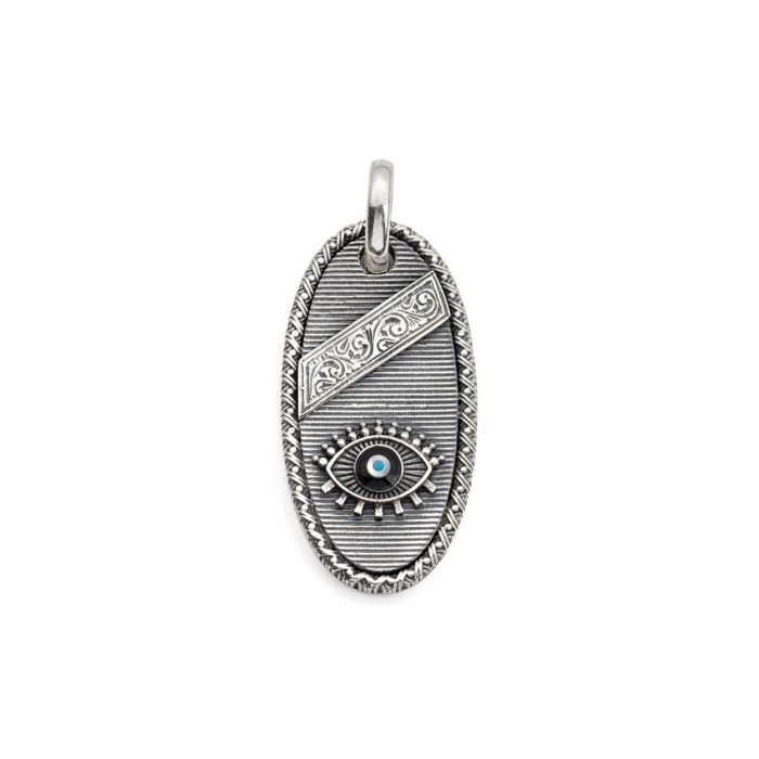 Gerochristo - Evil Eye Talisman Pendant in Sterling Silver - Image 1