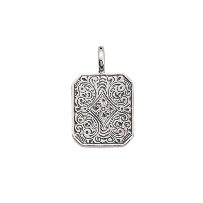 Gerochristo - Owl Pendant in Sterling Silver - Image 3