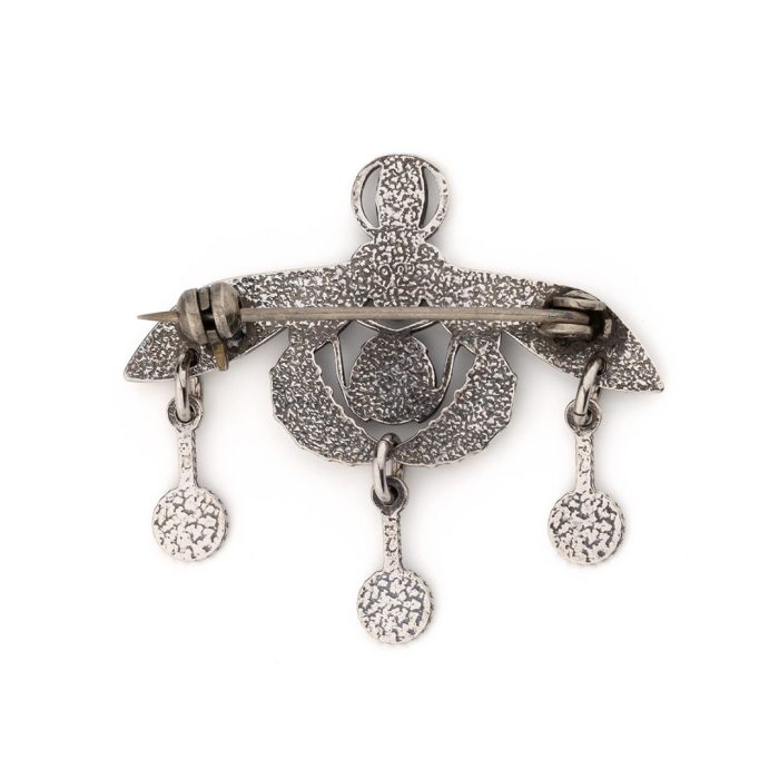 Minoan Bee Brooch 925 Sterling Silver - Image 2