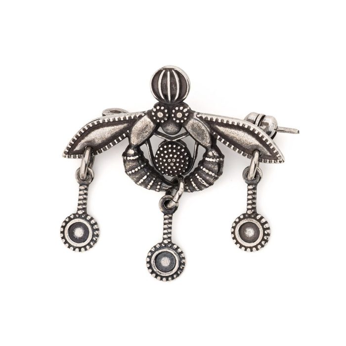 Minoan Bee Brooch 925 Sterling Silver - Image 3