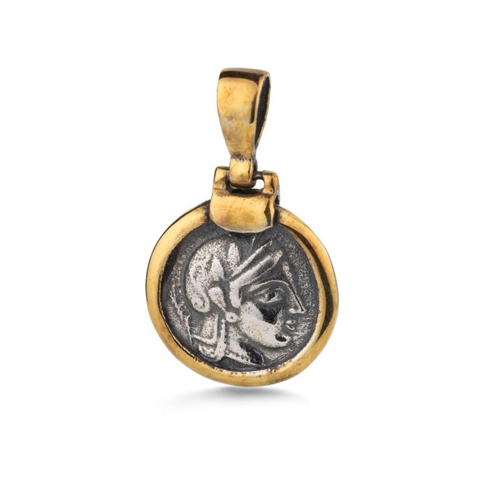 Athena Pendant in 925 Sterling Silver Gold Plated - Image 5