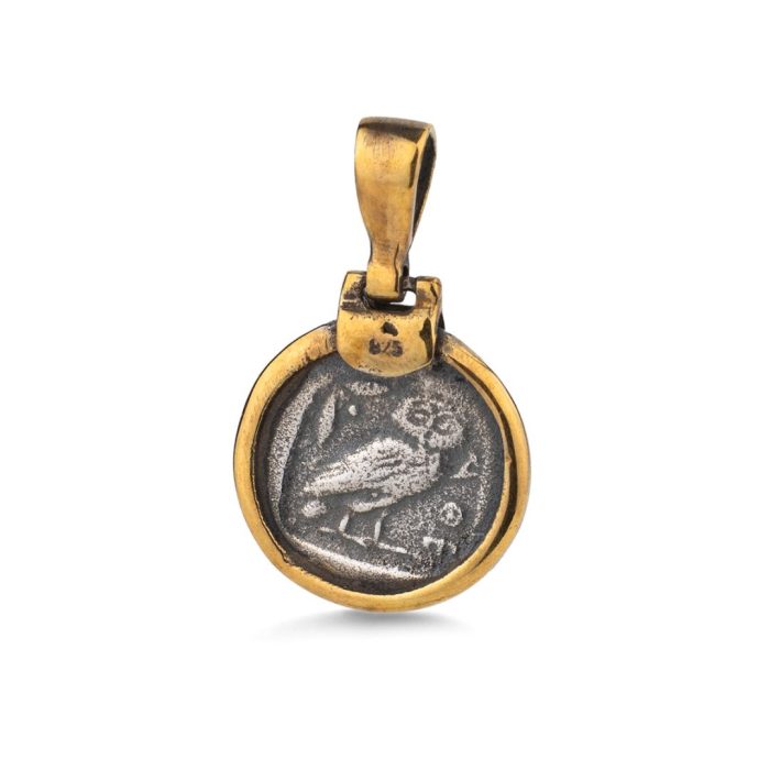 Athena Pendant in 925 Sterling Silver Gold Plated - Image 6