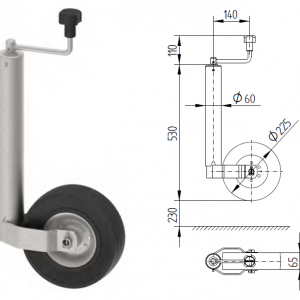 ΡΟΔΑΚΙ KNOTT ΒΑΡΕΩΣ ΤΥΠΟΥ Φ60 250KG