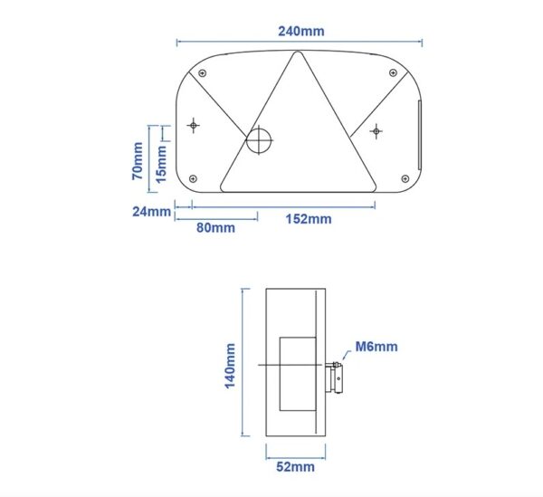 ΦΑΝΑΡΙΑ ΤΡΕΙΛΕΡ ΣΕΤ ΜΕ ΚΑΛΩΔΙΩΣΗ 5m - Image 12