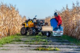TEST Temared Quad Trailer για μεταφορά από Tractor & ATV full