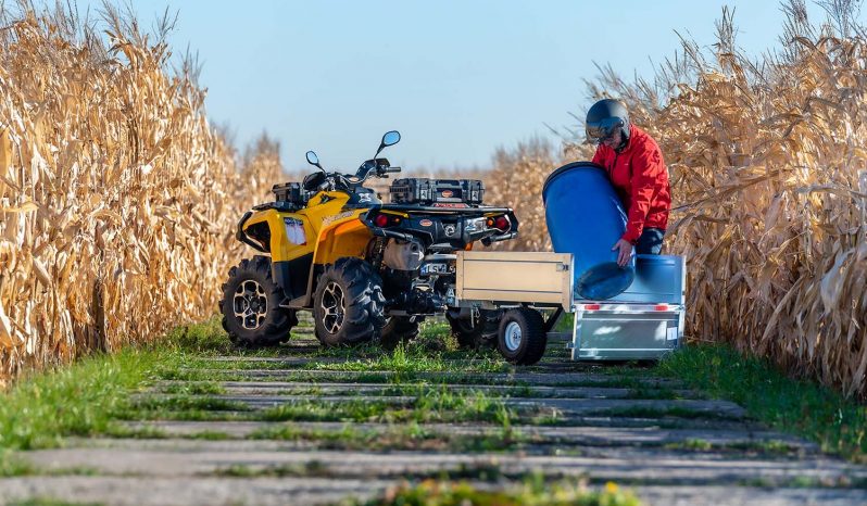 TEST Temared Quad Trailer για μεταφορά από Tractor & ATV full