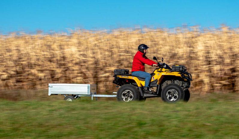 TEST Temared Quad Trailer για μεταφορά από Tractor & ATV full