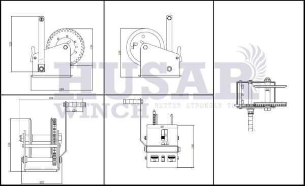 ΕΡΓΑΤΗΣ ΤΡΕΙΛΕΡ HUSAR 1200LBS/540KG - Image 3